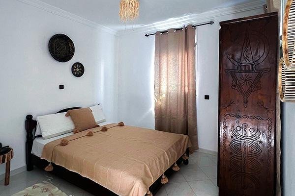 Private double room for couples at Nomad Surf Camp Morocco